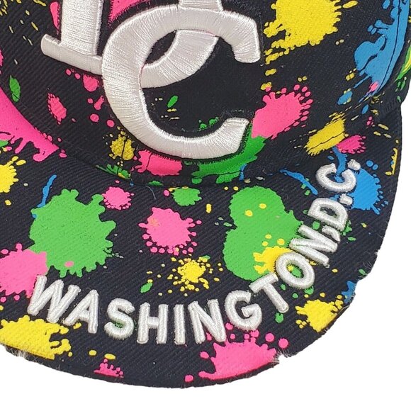 City Hunter Embroider Washington DC Paintball Sprayed Hat Cap Size 7 1/8 Fit EUC - Picture 2 of 6